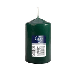 Świeca walec 60x100mm 1 szt. butelkowa zieleń