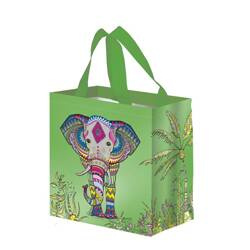 Torba Mini Słoń 25x15x27cm 10L zielona
