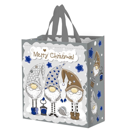 Torba Zimowi Pomocnicy 30x14x33cm 14L srebrna