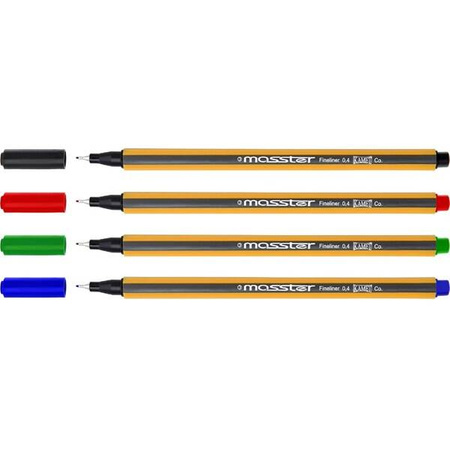 KAMET Cienkopisy MASSTER 4 kolory