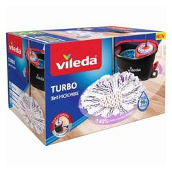 VILEDA Box Mop obrotowy okrągły Turbo 3w1 mikrofi.