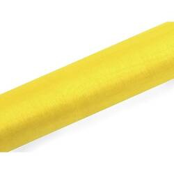 Organza gładka 0,16x9m żółta