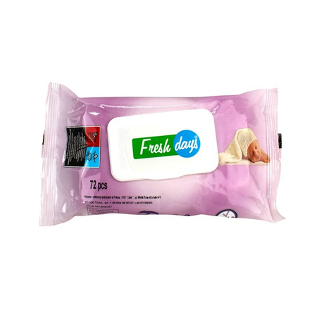 FRESHDAYS Chusteczki nawilżane dla dzieci 72 szt.