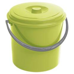 Wiadro z pokrywą 12L zielone