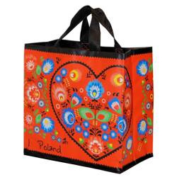 Torba Esy Floresy Folklor 35x20x35cm 24L czerwona