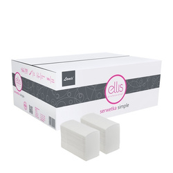 ELLIS Prof. Serwetki Simple 2W 9000 szt. białe