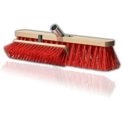 Ulicówka nylon Eko z uchwytem 40cm czerwone włosie