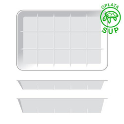 Tacka styr. 270x175x24mm XPS 540 szt. biała