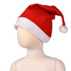 Czapka Mikołaja 35cm z filcu 1 szt. czerwona
