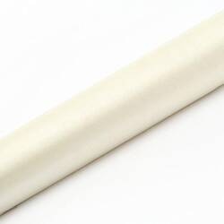Organza gładka 0,36x9m jasnokremowa