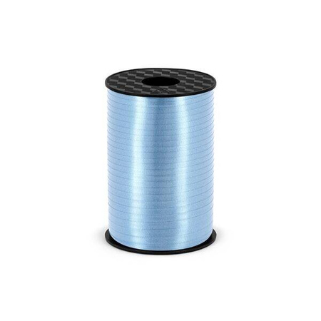 Wstążka plastikowa wąska 0,5cm x 225m błękitna