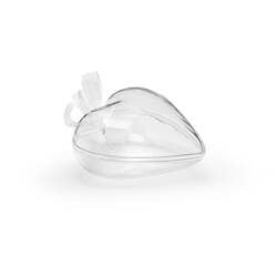 Pudełeczko Serce 3 szt. transparentne