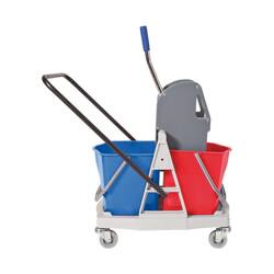 Wózek serwisowy 2x17L z prasą