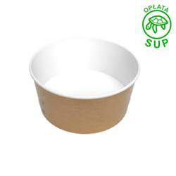 Miska papierowa do lodów 225ml 30 szt. kraft