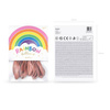 RAINBOW Balon 30cm metallic 10 szt. różowe złoto