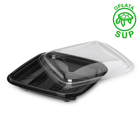 CRUDIPACK Pojemnik z przykrywką RPET 370ml 80 szt.