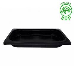 Pojemnik zgrzew 1/4 GN PP 1000ml 200 szt. czarny