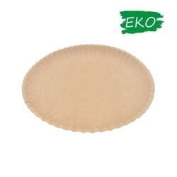 ENJOY EAT&GO Talerz okrągły 24x24cm 100 szt. kraft