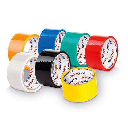 EURO-TAPE Taśma pakowa Akryl 48/50 biała