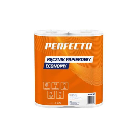 PERFECTO Ręcznik pap. 10m 2W 100% Celuloza 2 szt.