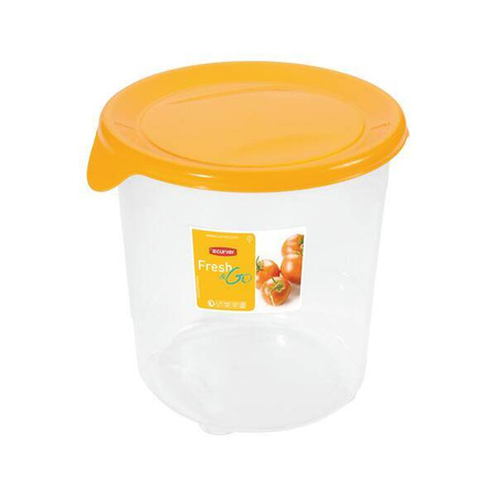 FRESH&GO Pojemnik na żywność okrągły 1L żółty