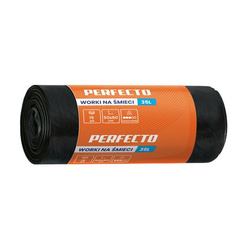 PERFECTO Worki 50x60 LD 35L/15 szt. czarne