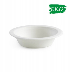 Miska okrągła z trzciny 15,5x15,5x5cm 400ml 50 szt