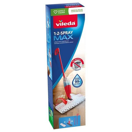 VILEDA Box Mop płaski 1-2-SprayMax ze spryskiwacz.