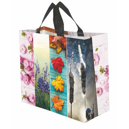 Torba 4 Pory roku Pion Paski 45x20x40cm 36L