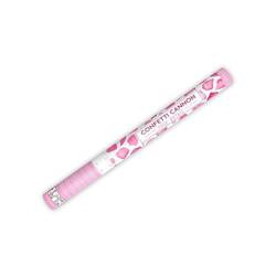 Tuba strzelająca 60cm różowymi płatkami róż