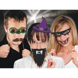 Karteczki na patyczkach Halloween 6 szt. mix