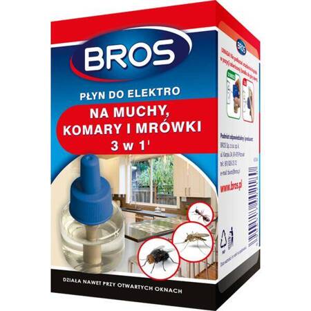 BROS Płyn do Elektro na muchy,komary i mrówki 30ml