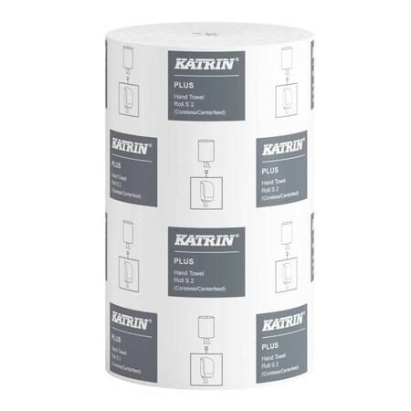 KATRIN Plus S2 Ręcznik papierowy 2W 60m biały