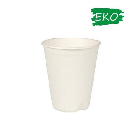 Kubek z trzciny 200ml (fi80) 1W 40 szt. biały