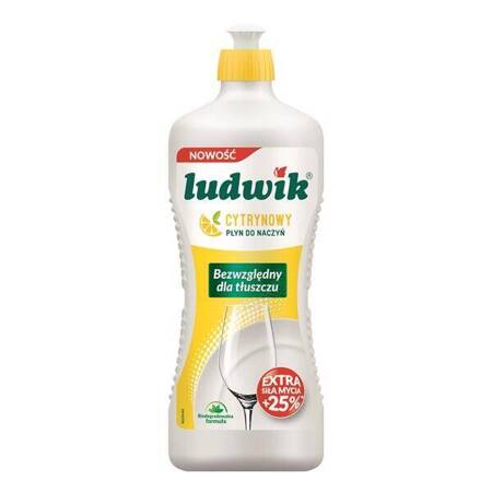 LUDWIK Płyn do naczyń 900g cytrynowy