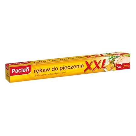 PACLAN Rękaw do pieczenia z klipsami XXL 35cm x5m