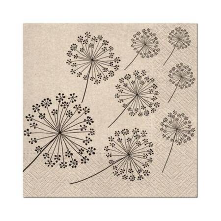 Serwetki We Care Dandelions 33x33cm 3W 20 szt.